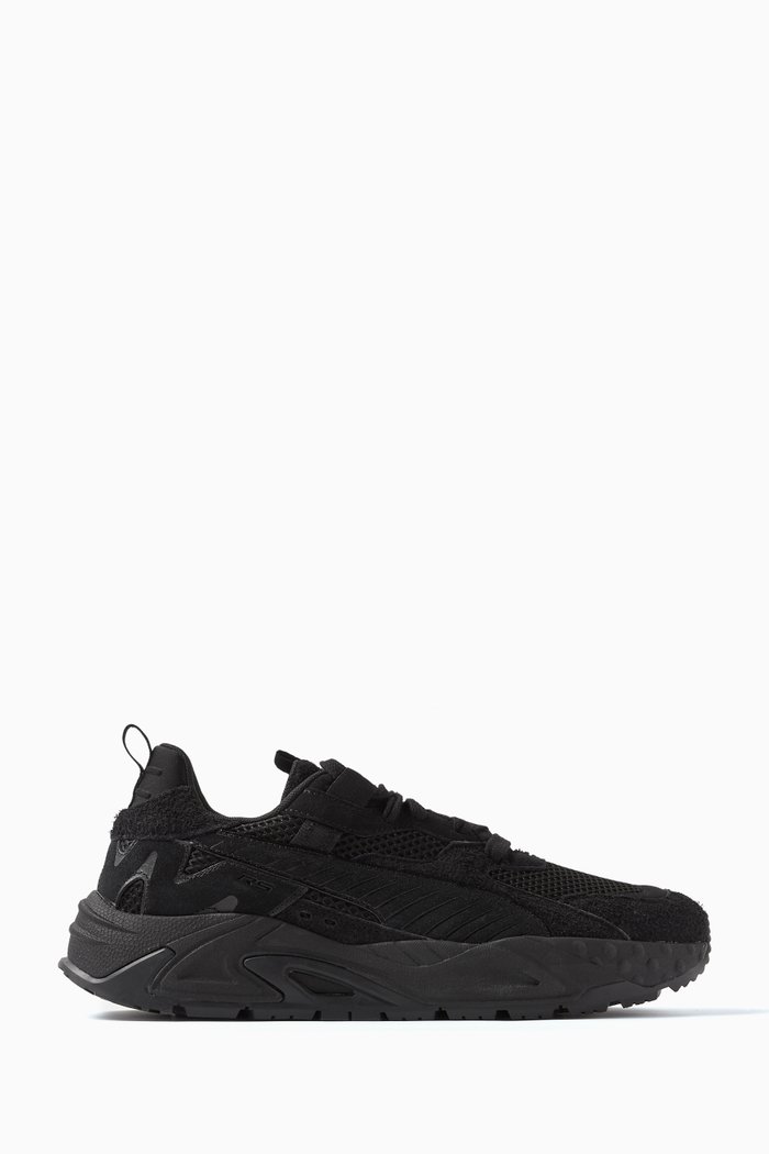 

RS-Trck Horizon Sneakers in Mesh & Suede, Black