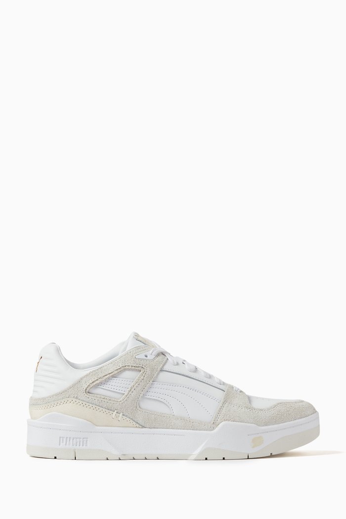 

Slipstream Premium Sneakers in Leather, White