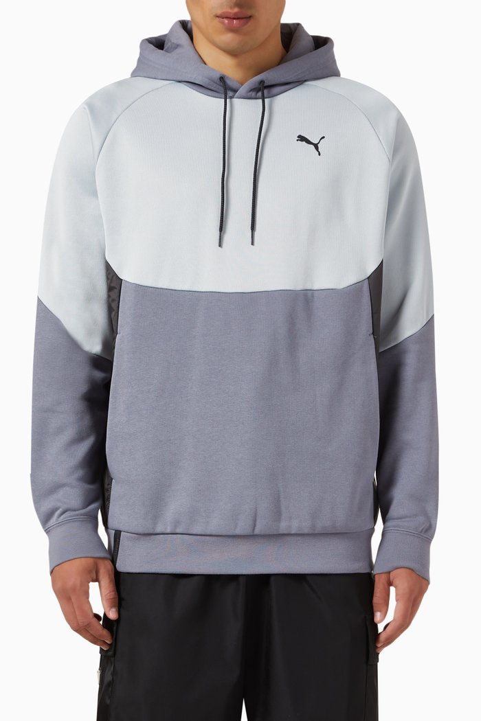 

PumaTech FL Hoodie in Cotton-poly Blend, Grey