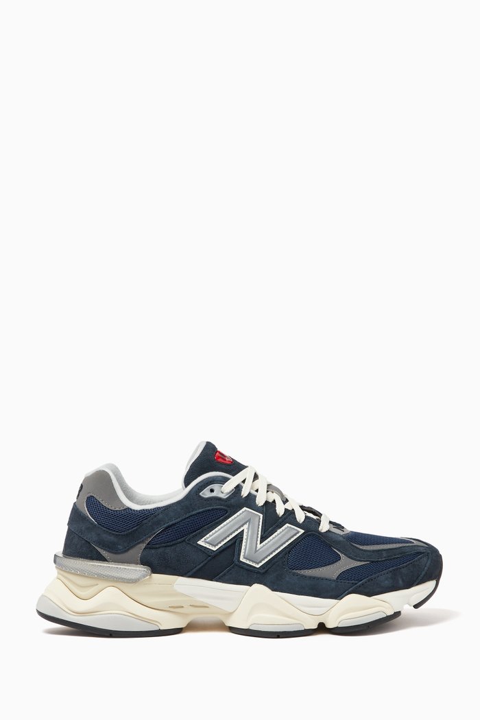 

9060 Elevated Sneakers in Suede & Mesh, Blue