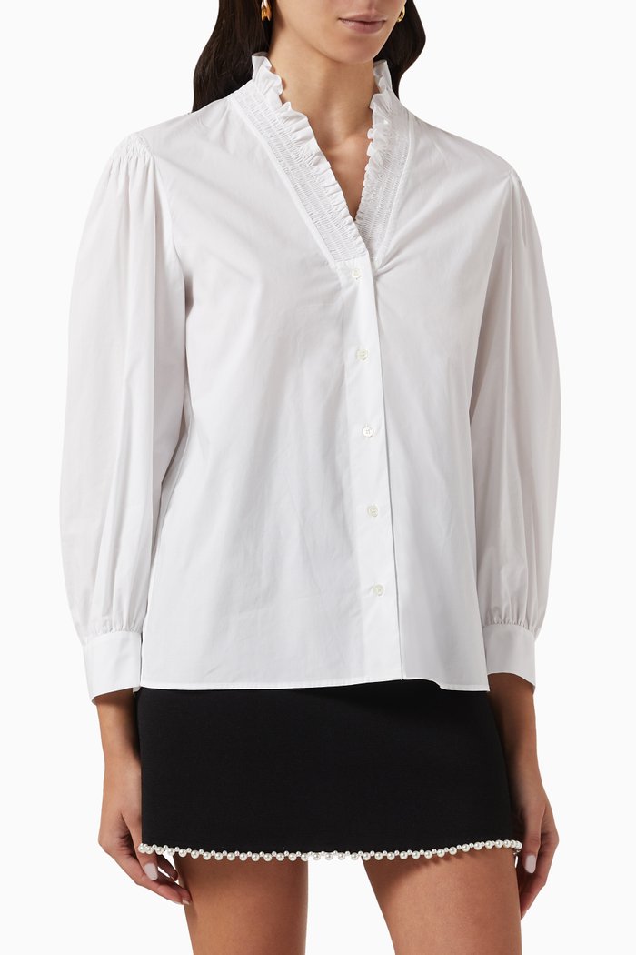 

Lisandra Shirt in Cotton, White