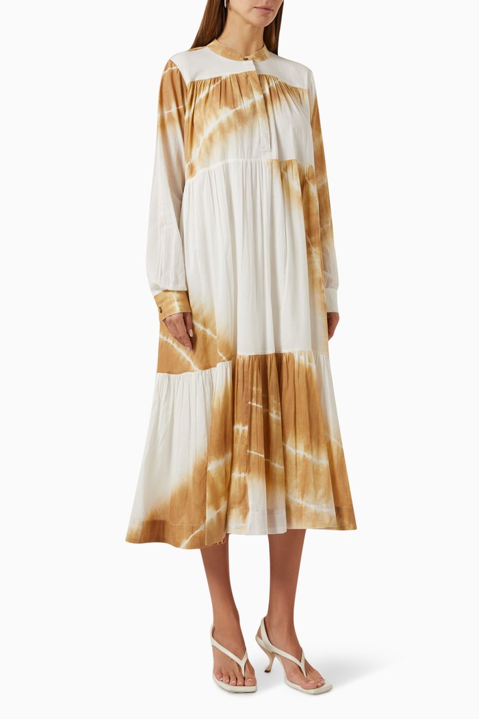 

Sandy Strings Midi Dress in Cotton, White