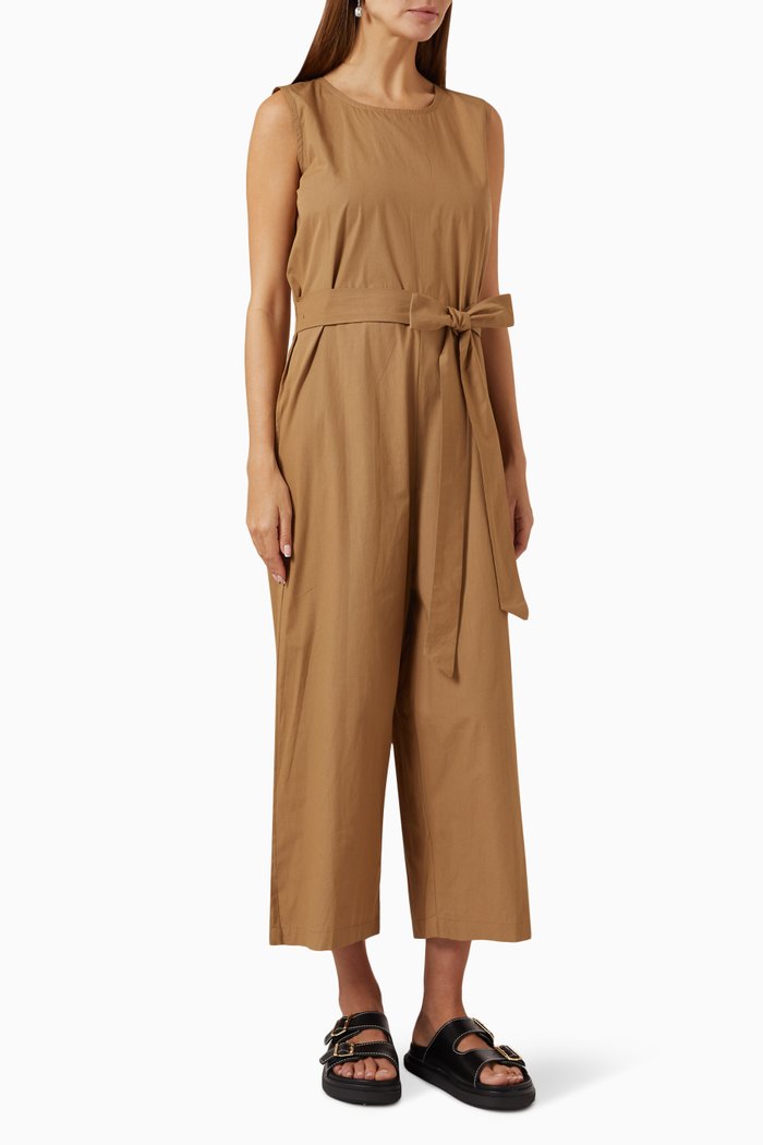 

In The Woods Jumpsuit in Cotton, Neutral