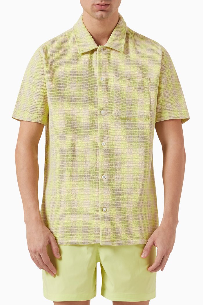 

Avan JJ Shirt in Organic Cotton, Green