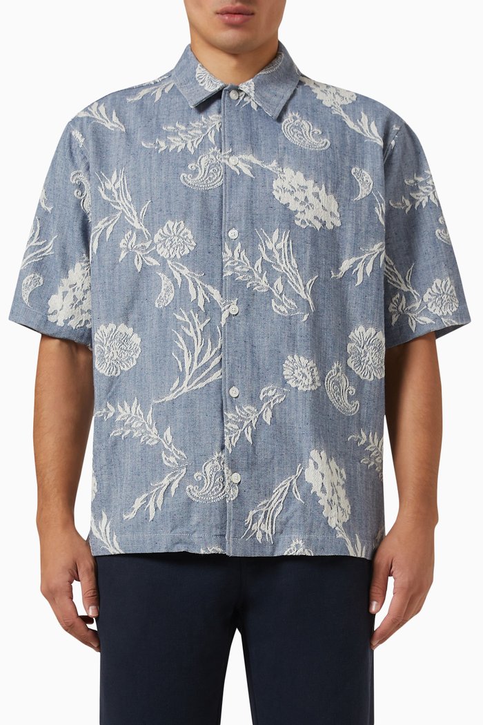 

Ayo X Shirt in Cotton, Blue