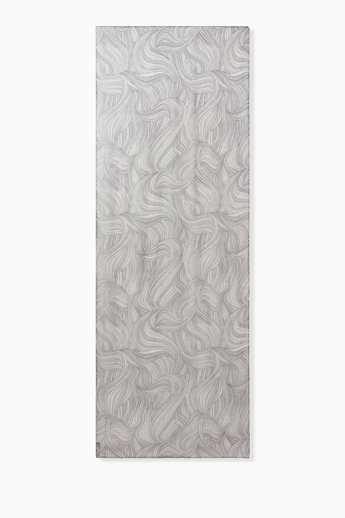 

Floral-print Scarf in Chiffon, Multicolour
