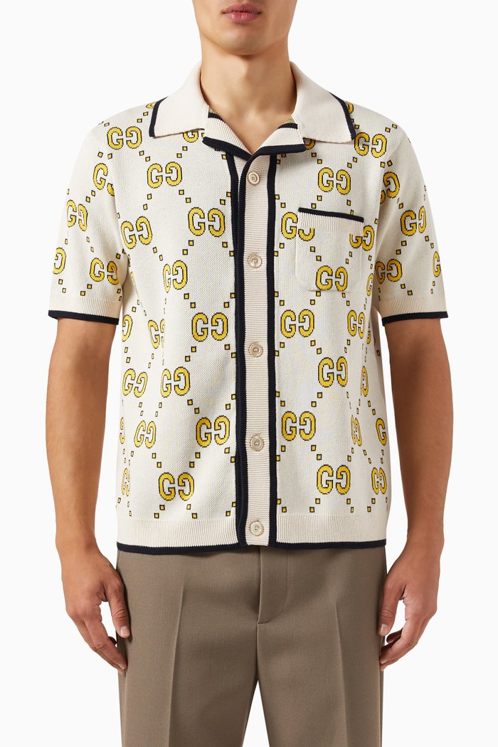 

Polo Shirt in Knit Cotton, Neutral