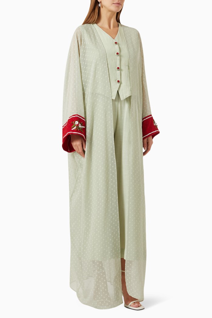 

Jasmine Kaftaan Co-ords, Set of 3, Green