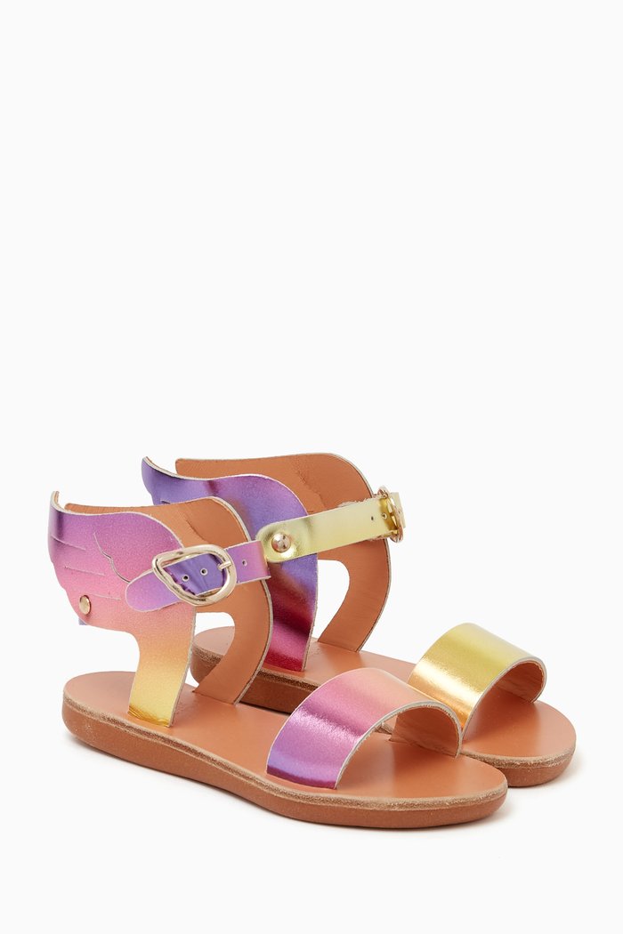 

Little Ikaria Soft Sandals in Leather, Gold