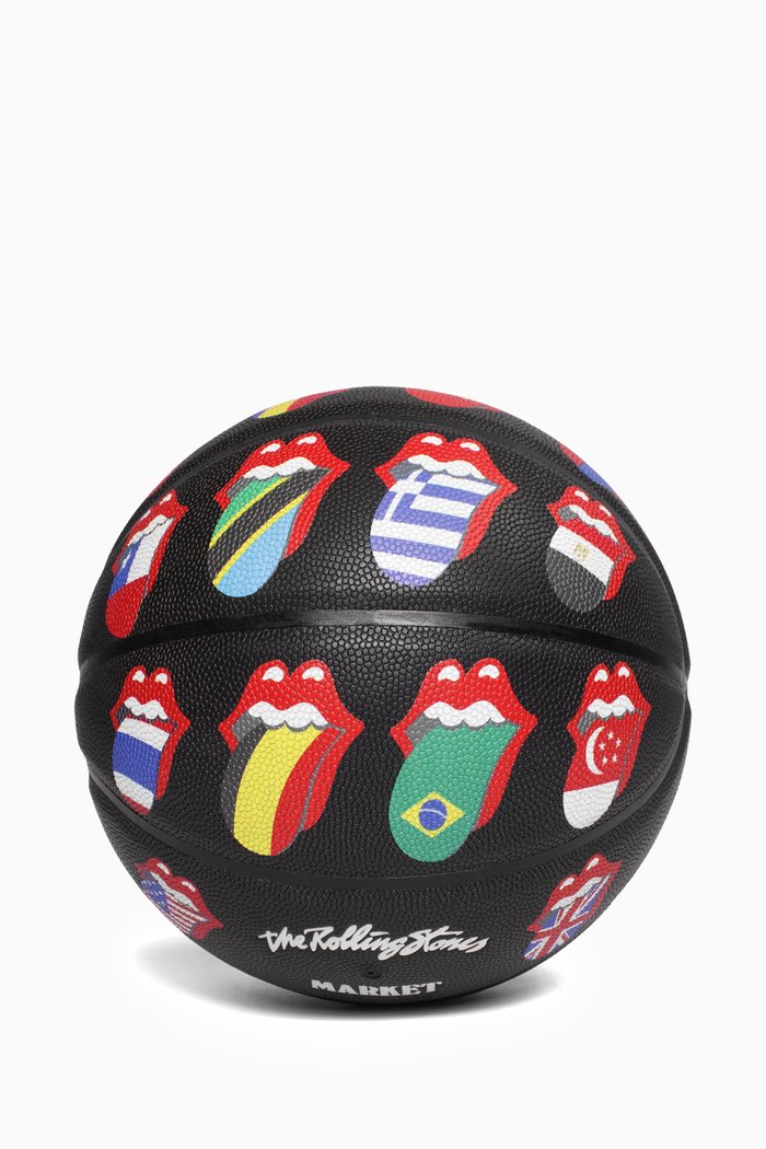 

x Rolling Stones Worldwide Basketball in Rubber, Multicolour
