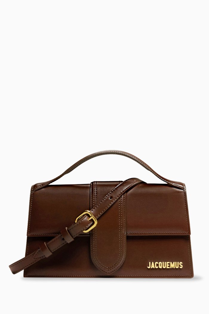 

Le Grand Bambino Shoulder Bag in Leather, Brown