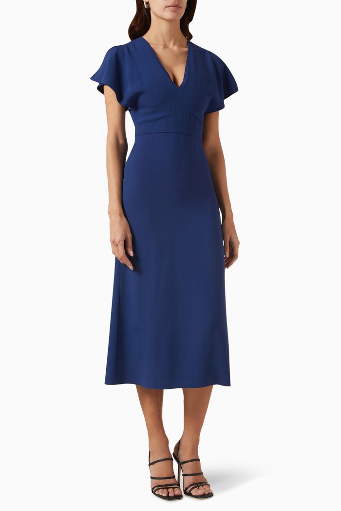 

Dawinga Midi Dress in Viscose-blend, Blue