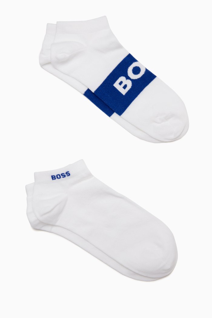 

Ankle Socks in Cotton, Set of 2, Neutral