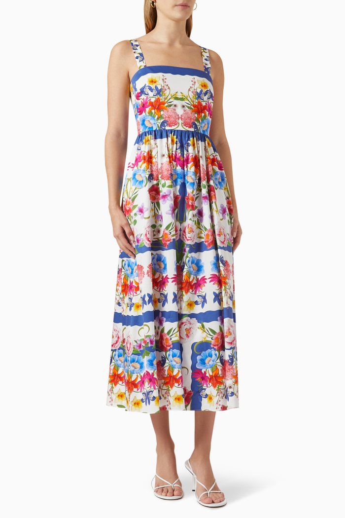 

Ninet Maxi Dress in Cotton, Multicolour