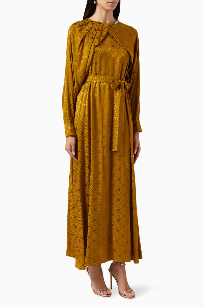

Aprilla Dress in Viscose Blend, Yellow