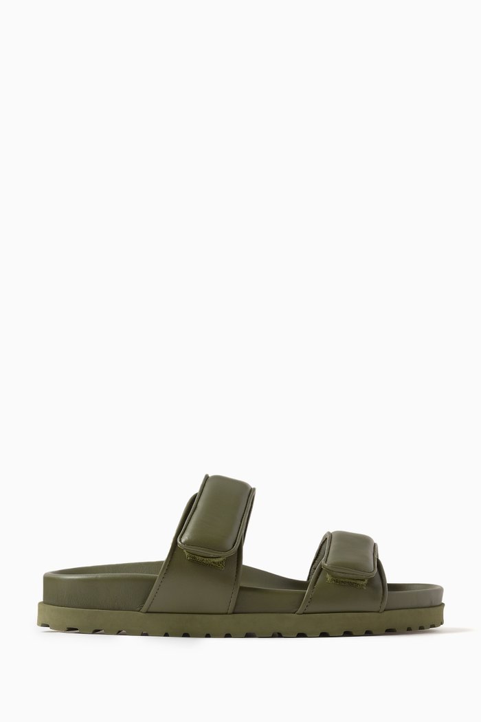 

x Pernille Perni 11 Sandals in Leather, Green