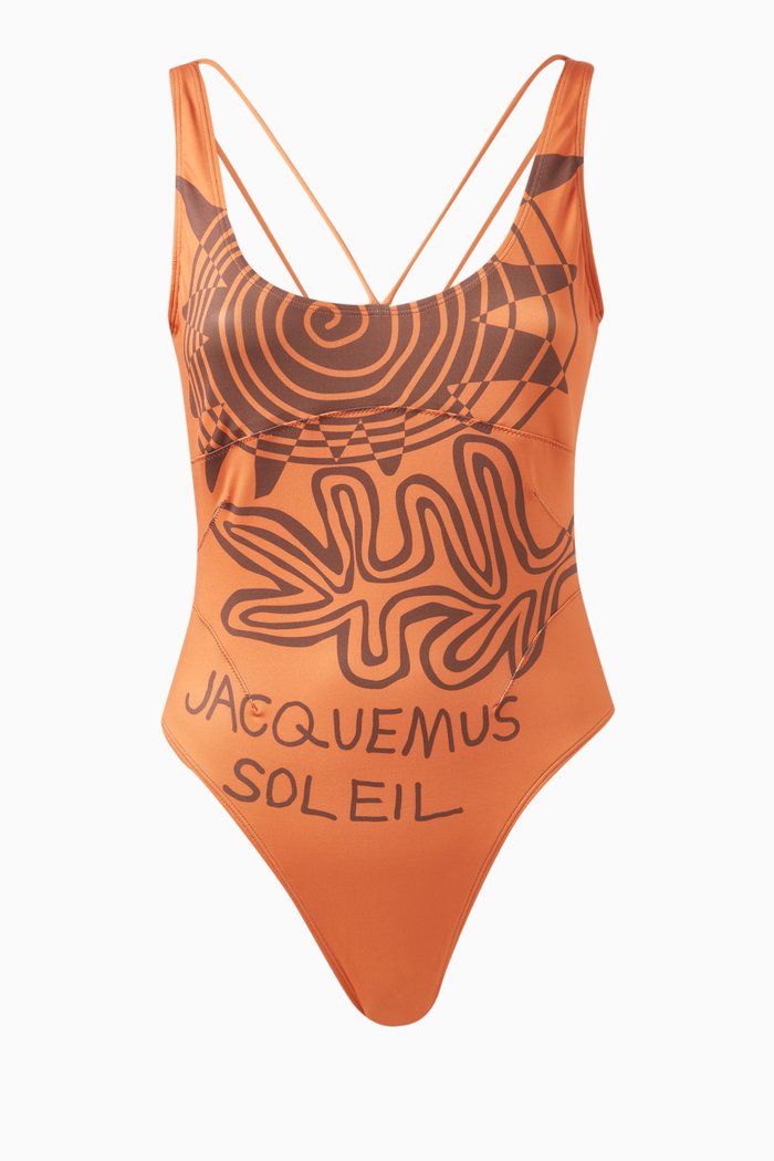 

Signature One-Piece Swimsuit, Orange