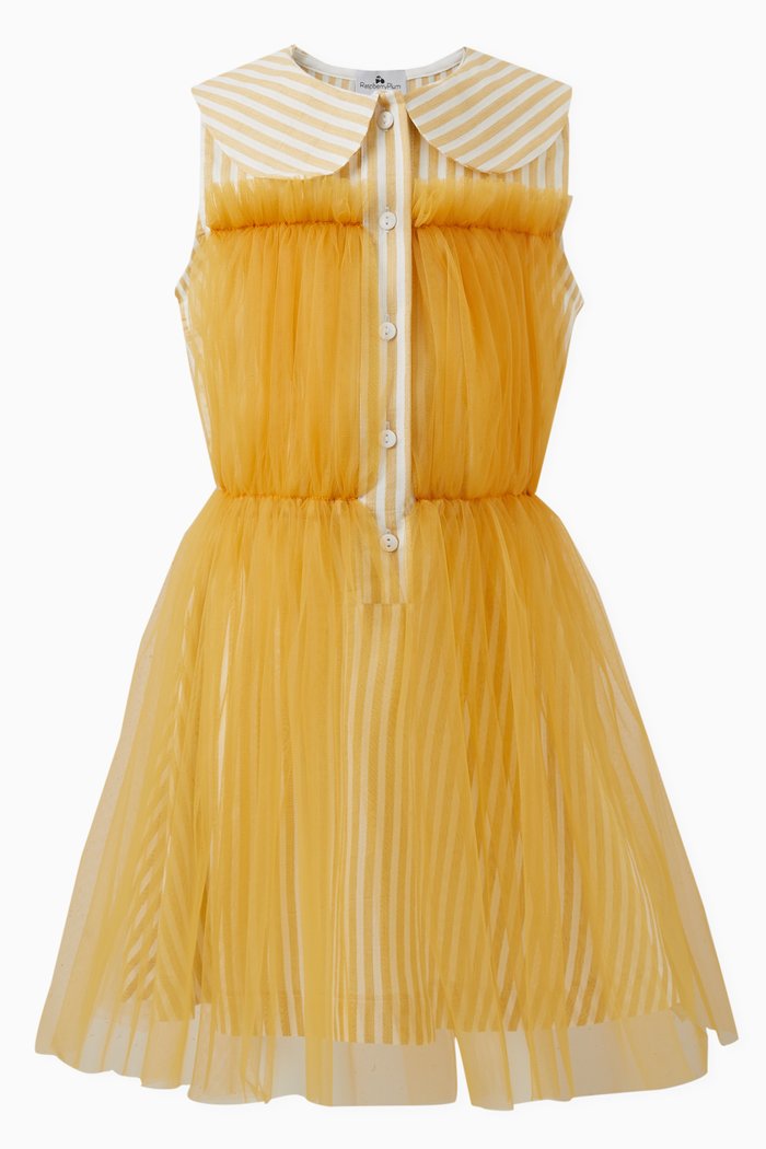 

Striped Marcella Dress, Yellow