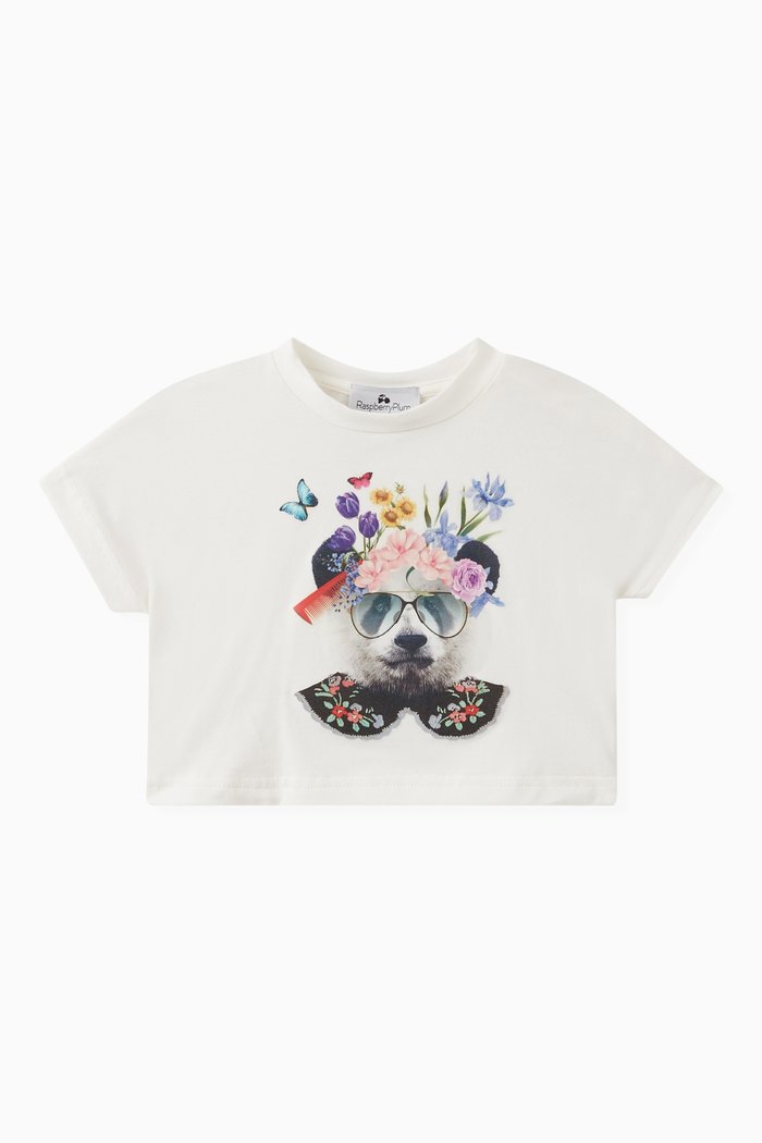 

Panda T-shirt in Cotton, White