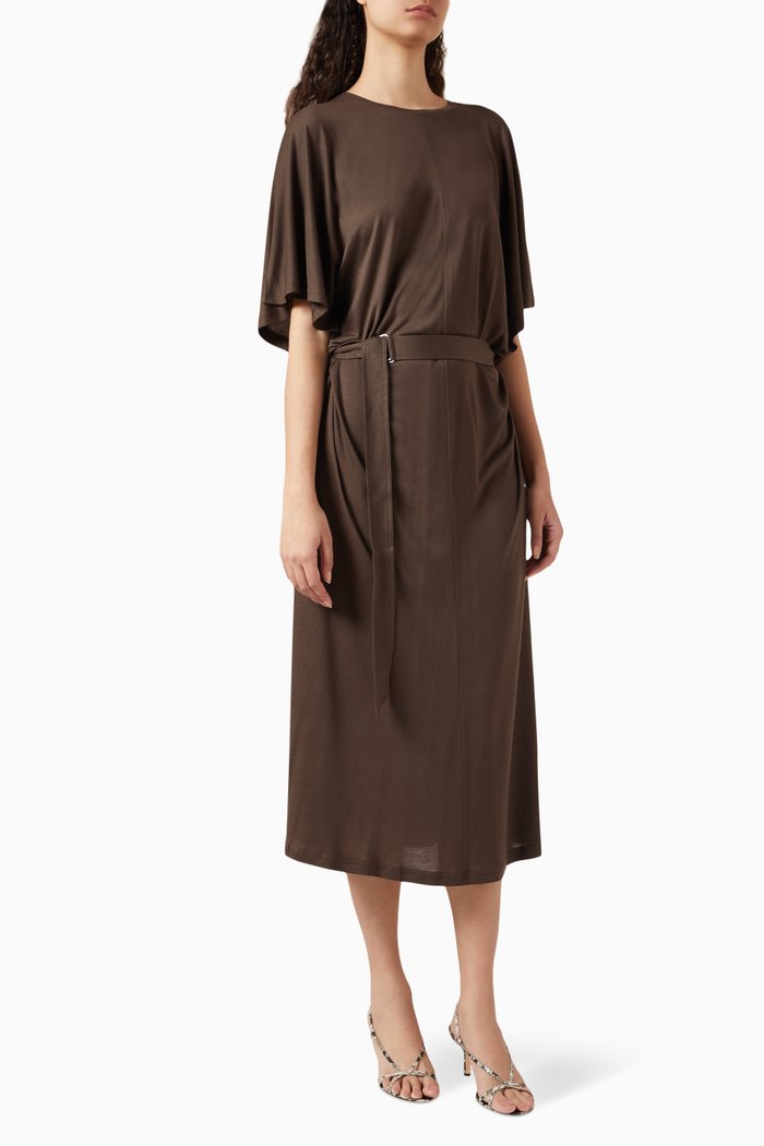 

Mythos Dress in Tencel, Brown