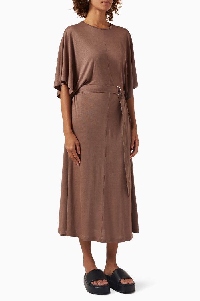 

Mythos Dress in Tencel, Brown