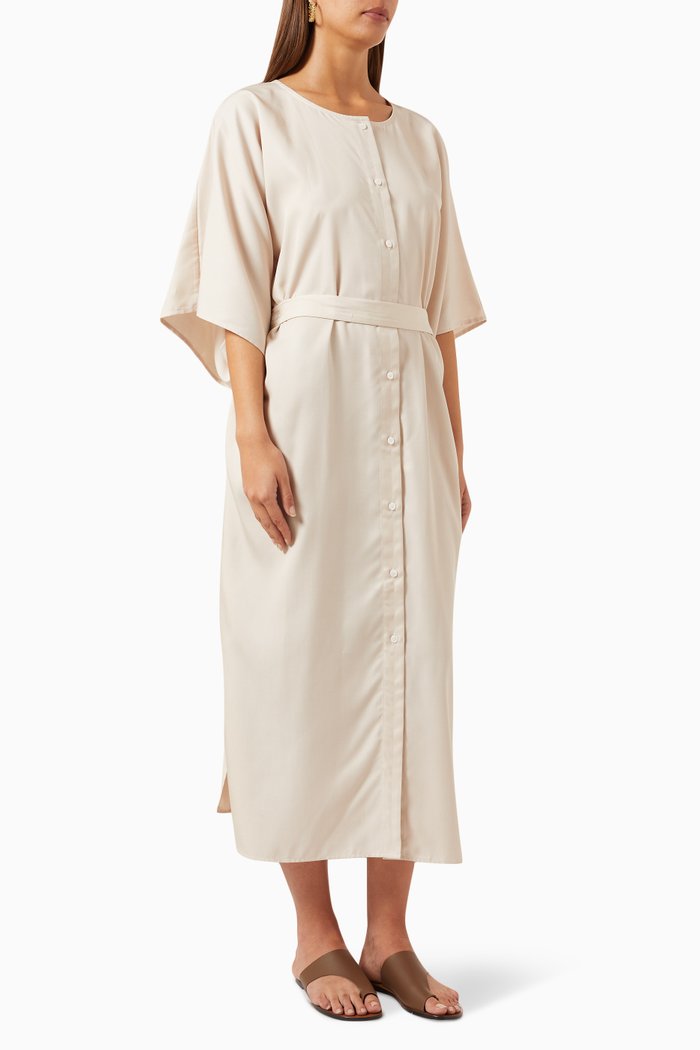 

Akira Maxi Dress in Tencel, Neutral