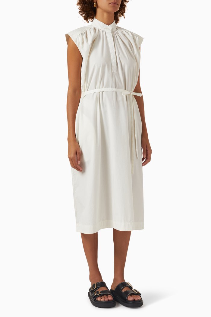 

Evia Dress in Organic Cotton, Neutral