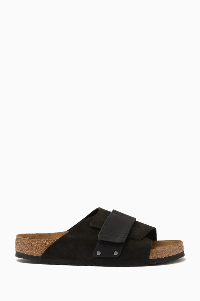 

Kyoto Sandals in Suede Nubuck, Black