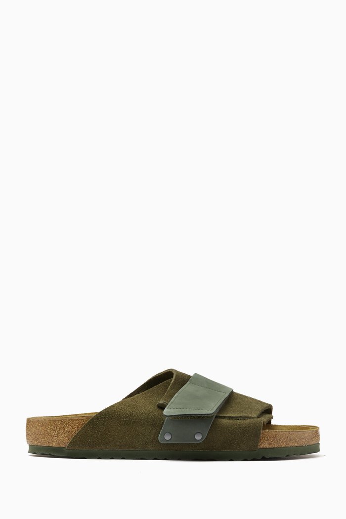 

Kyoto Sandals in Suede Nubuck, Green