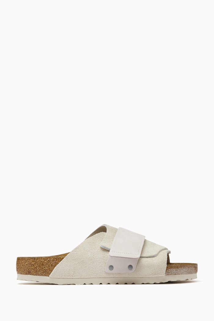 

Kyoto Sandals in Suede Nubuck, White