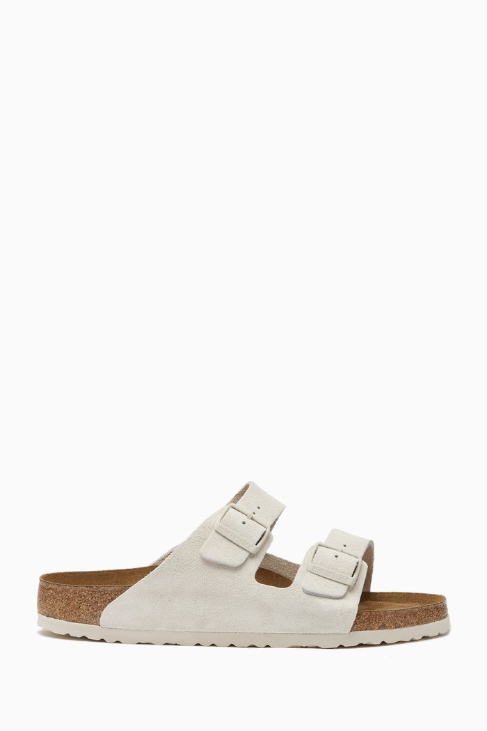 

Arizona Sandals in Suede, White