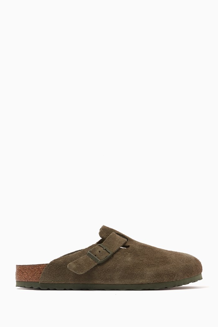 

Boston Clogs in Suede, Green