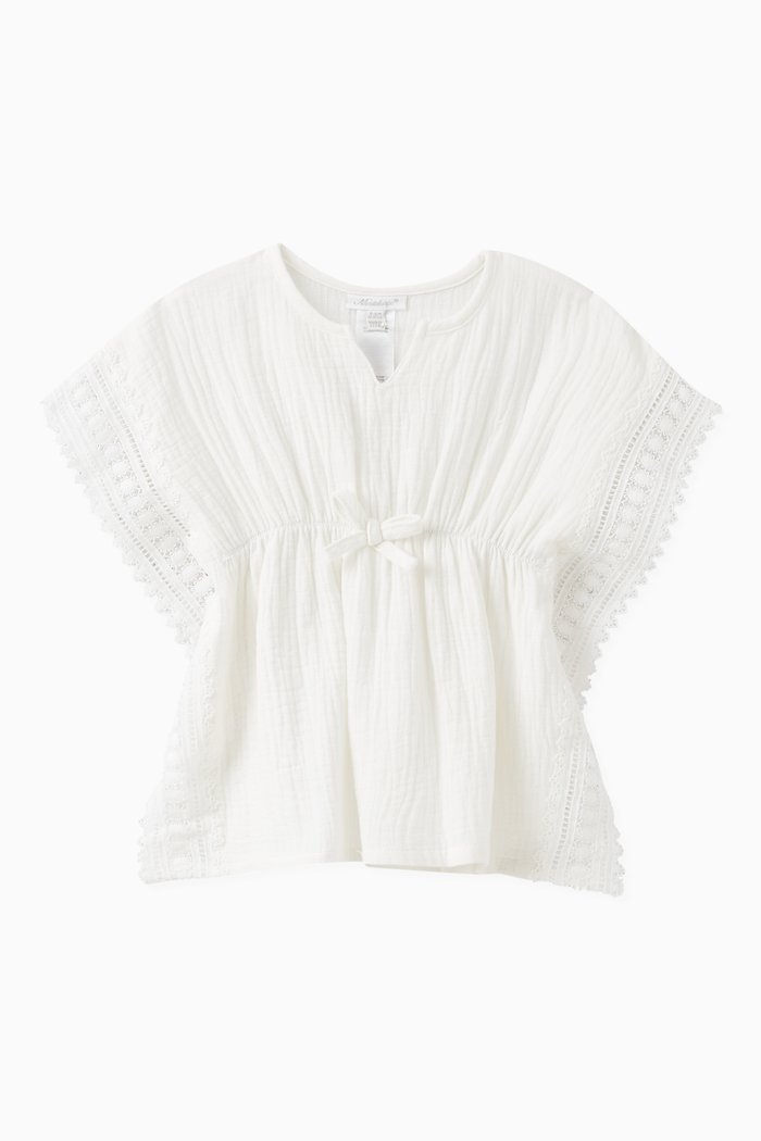 

Lace Gauze Coverup, Neutral