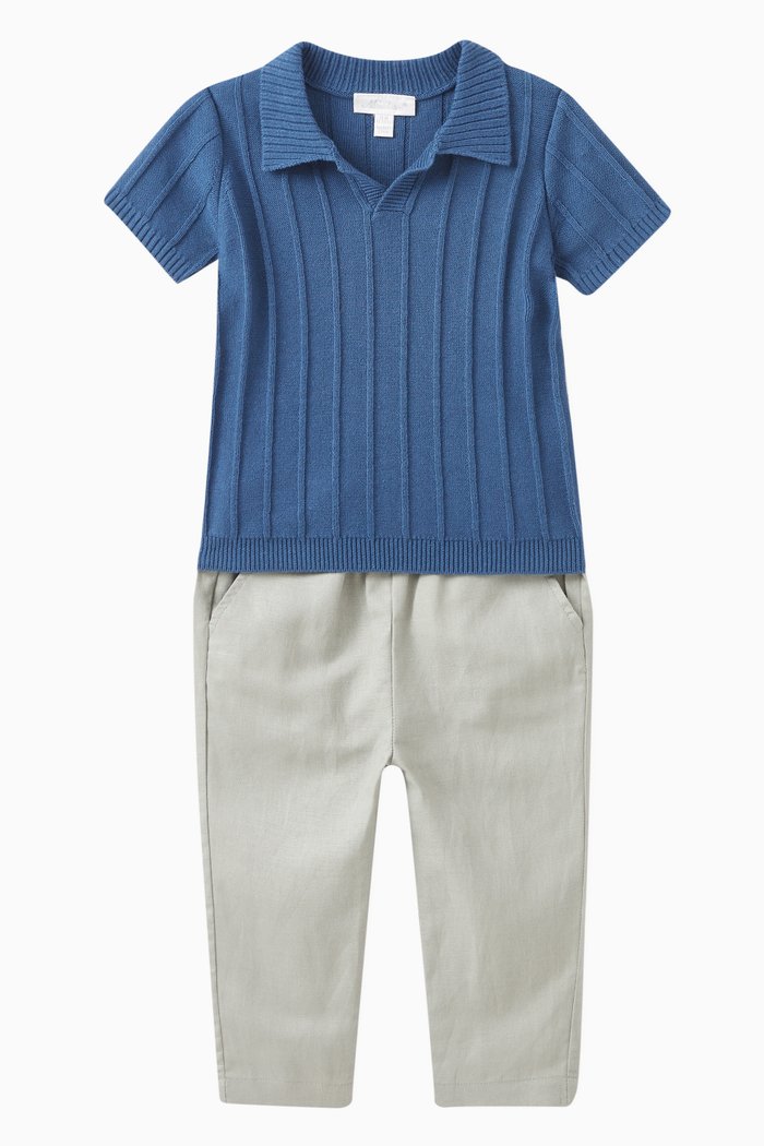 

Sweater Top Set, Blue