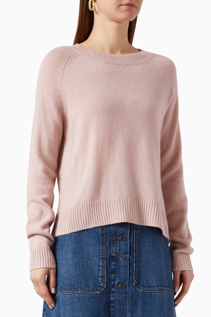 

Alghero Sweater in Cashmere, Pink