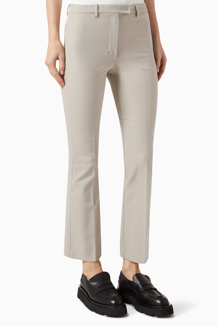 

Fatina Pants in Stretch-cotton & Viscose, Neutral