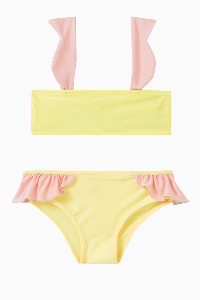 

Vega Bikini in Nylon-lycra Blend, Yellow