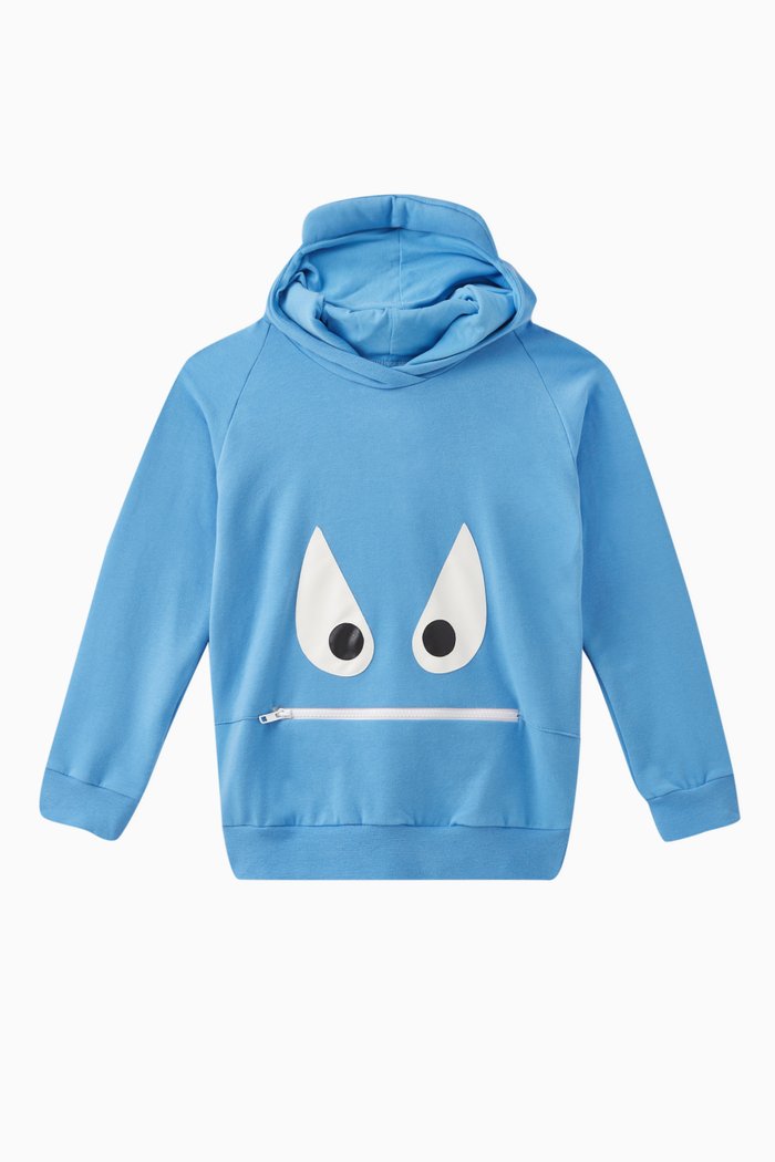 

Dean Hoodie in Organic Cotton Stretch, Blue