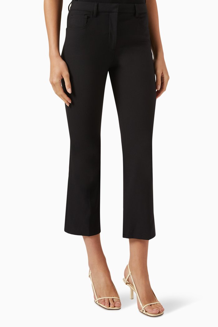 

Five-pocket Kick Pants in Stretch-twill, Black