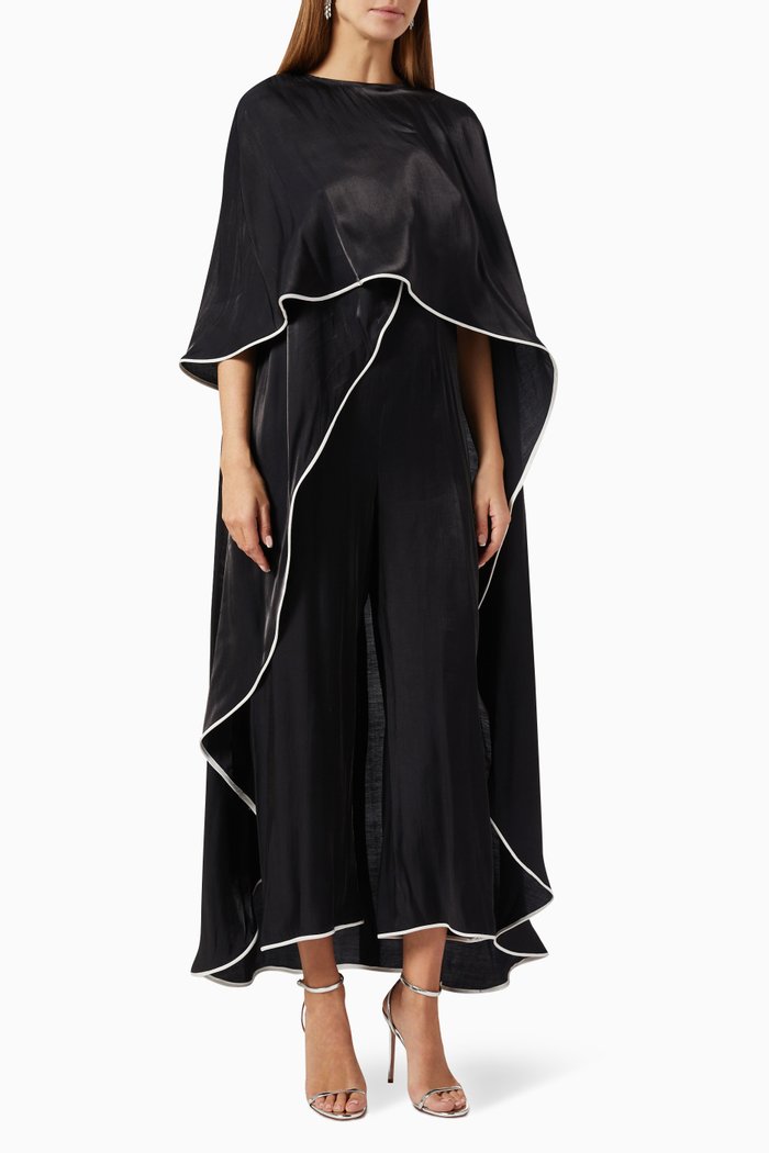 

Cape Jumpsuit, Black