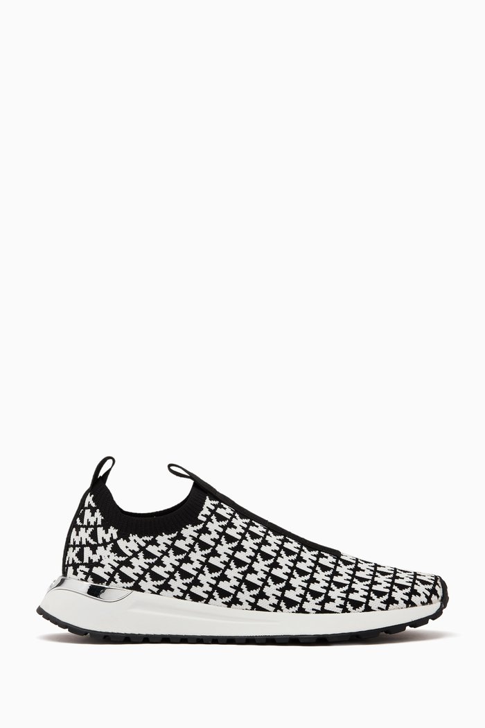 

Bodie Logo Tape Slip-on Sneakers in Technical Knit, Multicolour