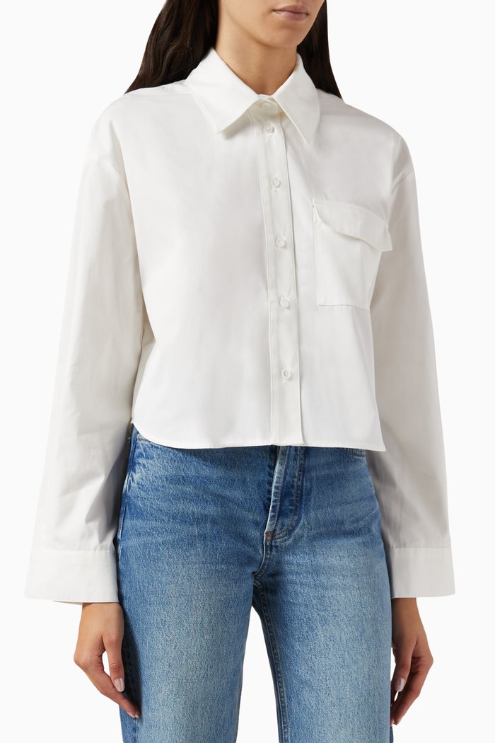 

Travis Shirt in Cotton-poplin, White