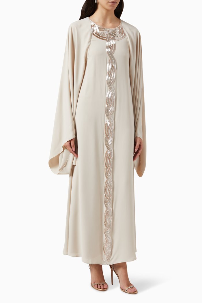 

Embellished Kaftan, Neutral