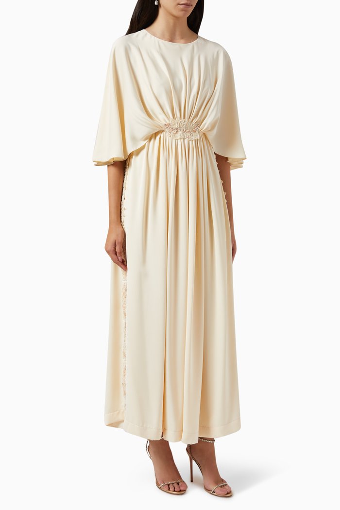 

Embroidered Kaftan, Neutral