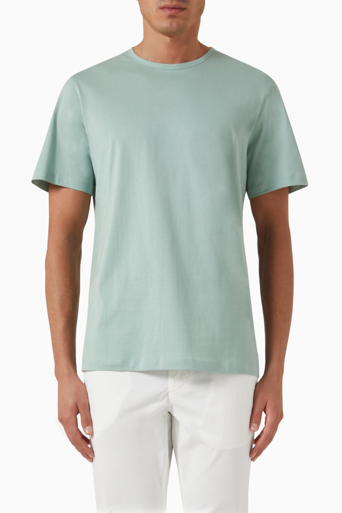 

Precise T-shirt in Cotton Jersey, Blue