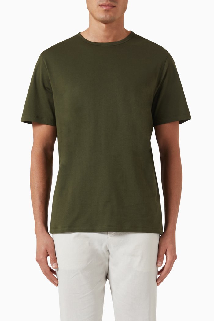 

Precise T-shirt in Cotton Jersey, Green