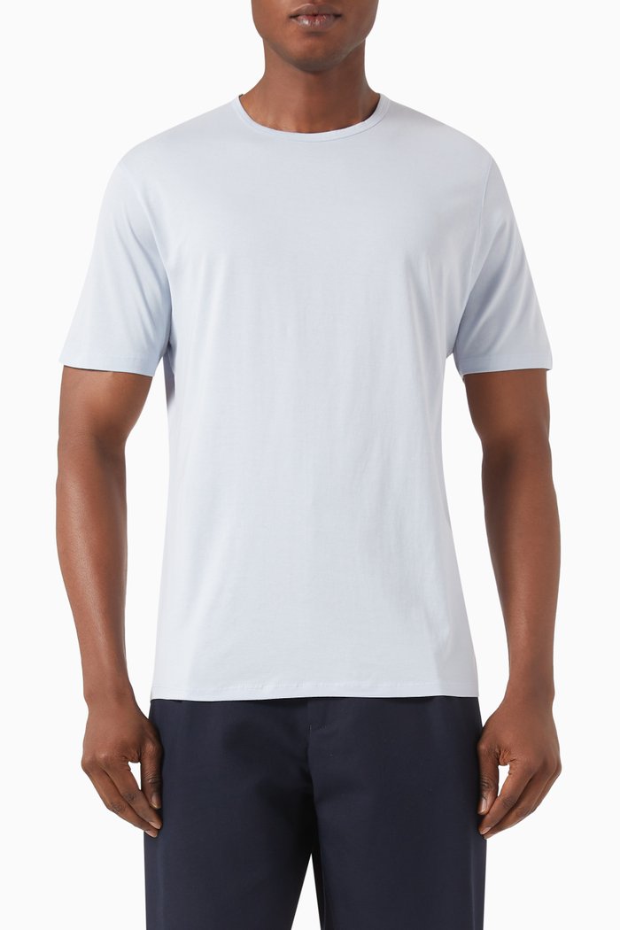 

Precise T-shirt in Cotton Jersey, Blue