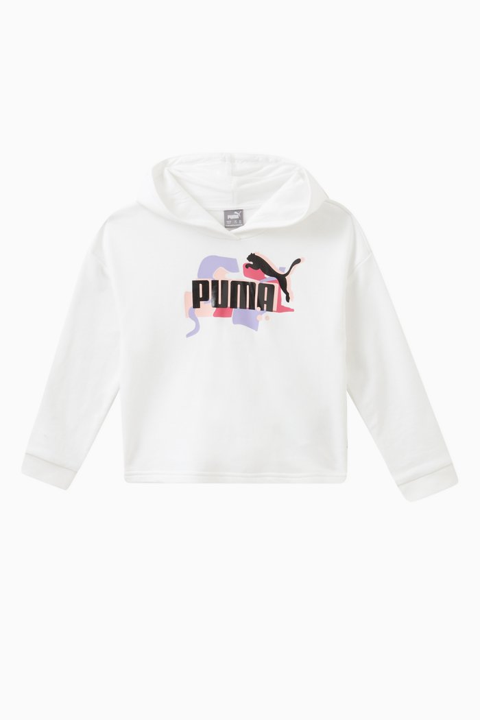

Logo Hoodie in Cotton-blend, White