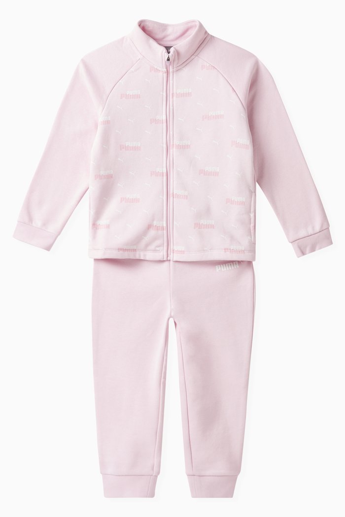 

Logo Tracksuit in Cotton-blend, Pink