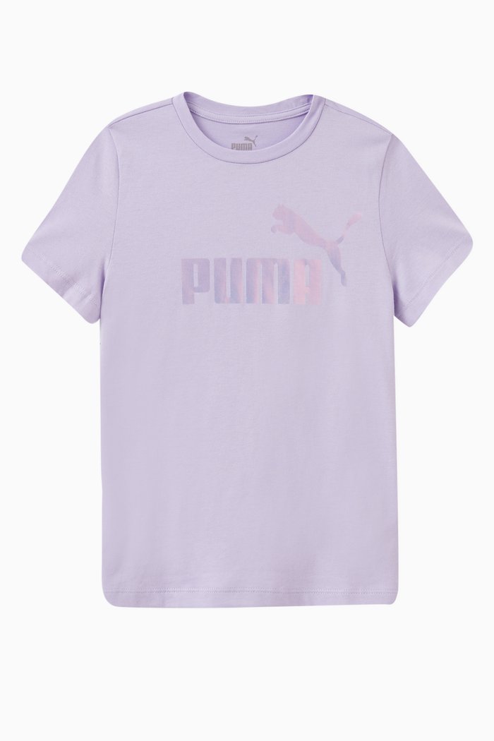 

Logo T-shirt in Cotton, Purple
